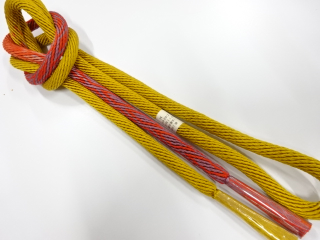 未使用品　正絹　手組帯締め